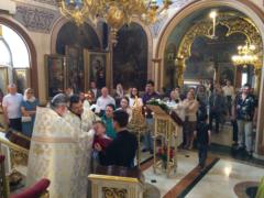 Божественная литургия в 11-ю неделю по Пятидесятнице на Сербском подворье в Москве