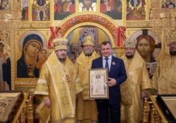 Архиерейское богослужение в престольный праздник д. Ловчиково 9 октября 2023 года