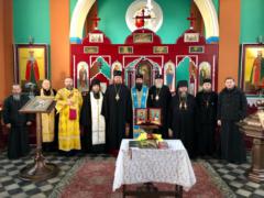 Молебен и освящение дома в монастыре Святых Кирилла и Мефодия в Чехии