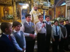 Божественная литургия в праздник святителя Саввы Сербского